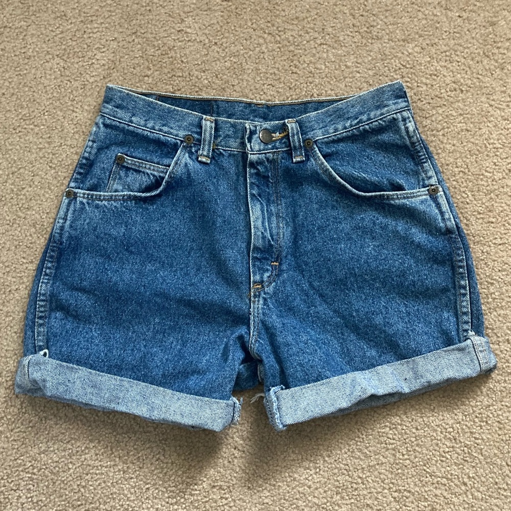 Wrangler mom jean shorts